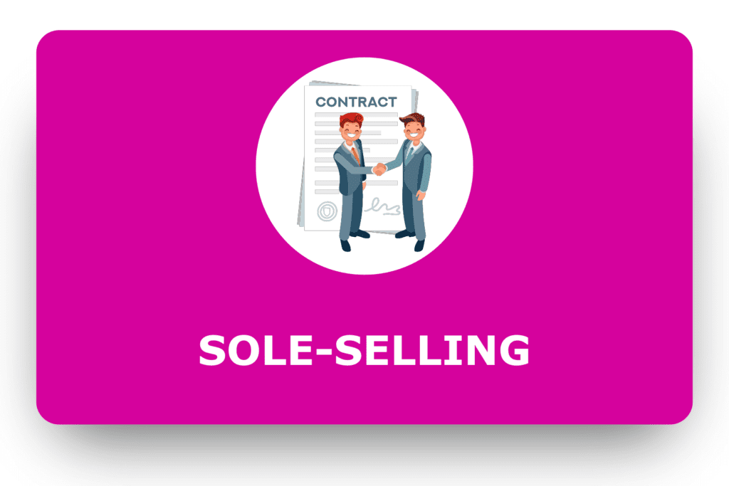 Sole Selling service provided by best real estate agent